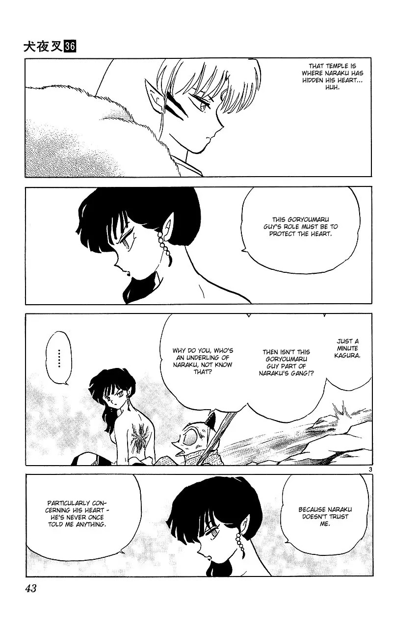 InuYasha Chapter 351 page 4 - Chapter 351: Rakan Statues