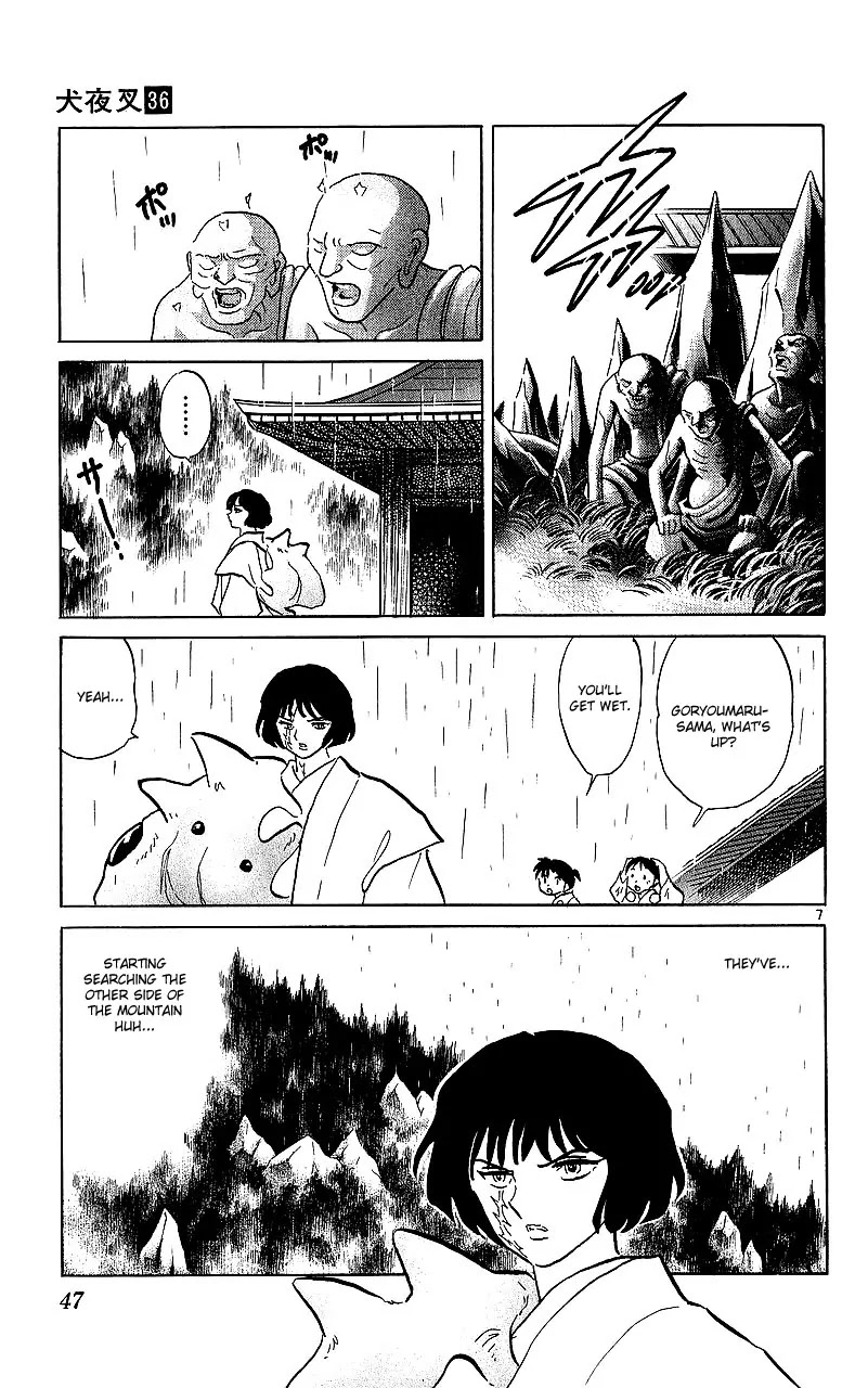 InuYasha Chapter 351 page 8 - Chapter 351: Rakan Statues