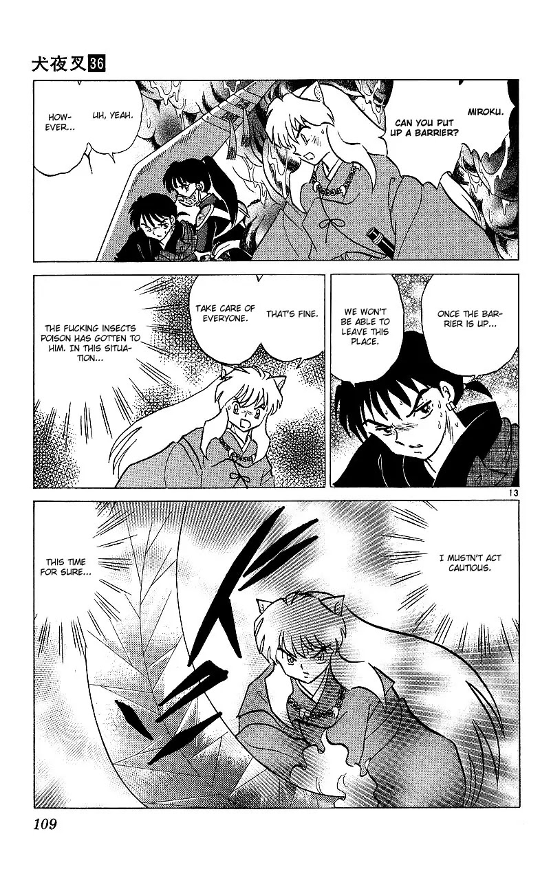 InuYasha Chapter 354 page 14 - Chapter 354: Unbreakable Wall