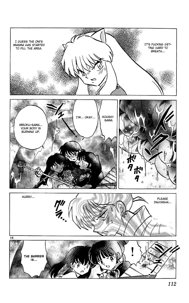 InuYasha Chapter 354 page 17 - Chapter 354: Unbreakable Wall