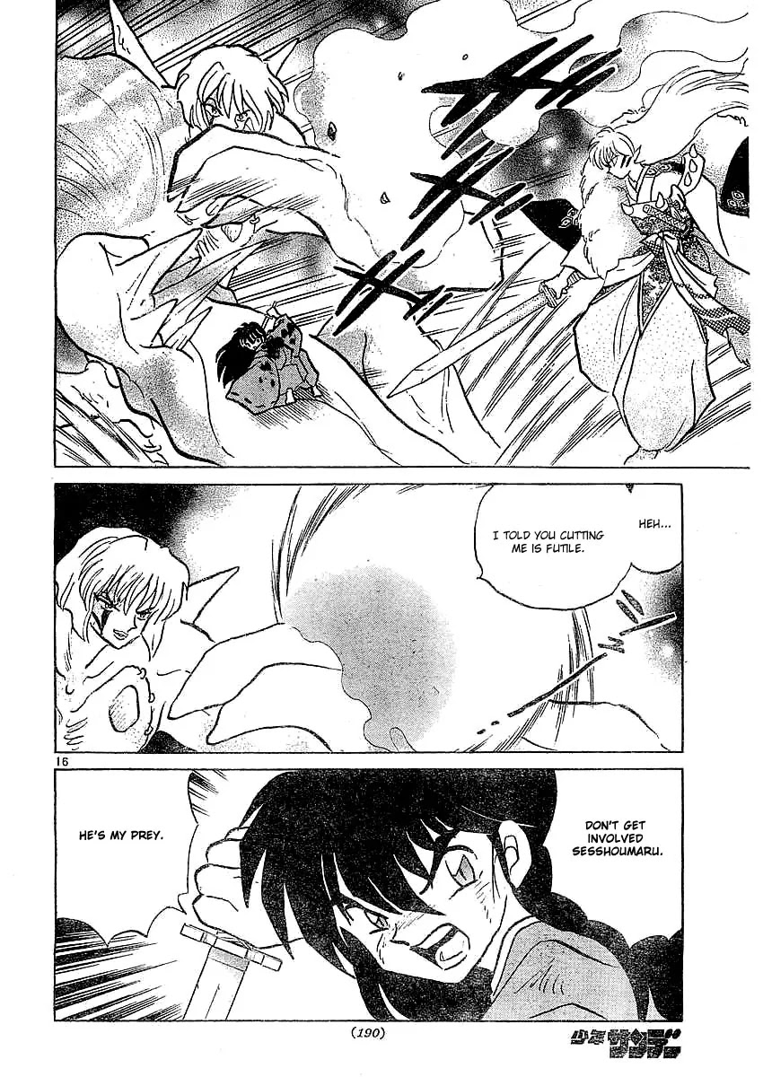 InuYasha Chapter 365 page 17 - Chapter 365: Vanished Youki