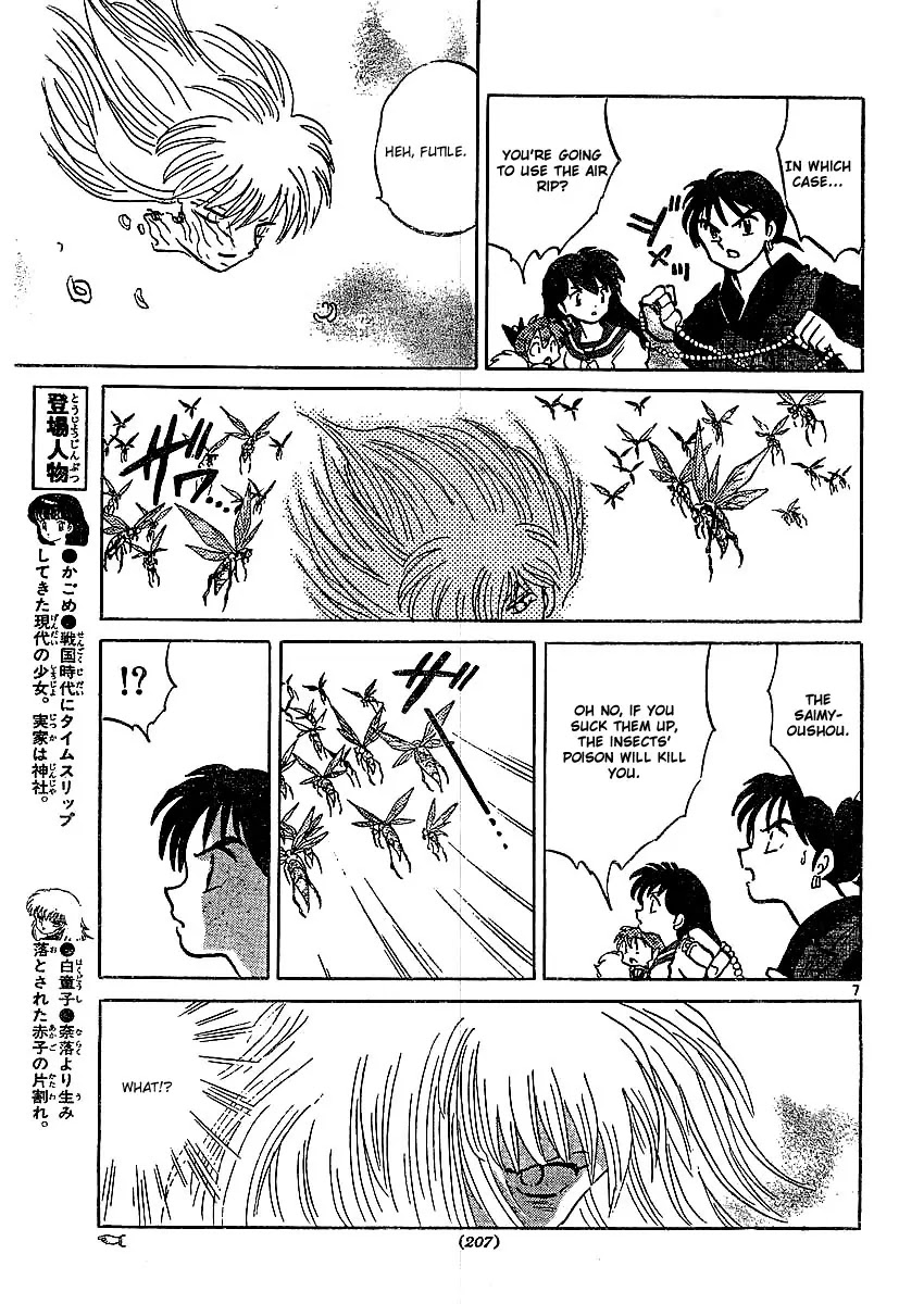 InuYasha Chapter 370 page 8 - Chapter 370: The End Of Hakudoushi
