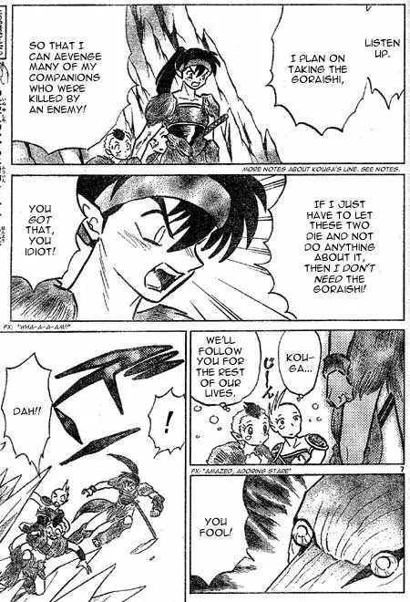InuYasha Chapter 382 page 7 - Chapter 382: Goraishi
