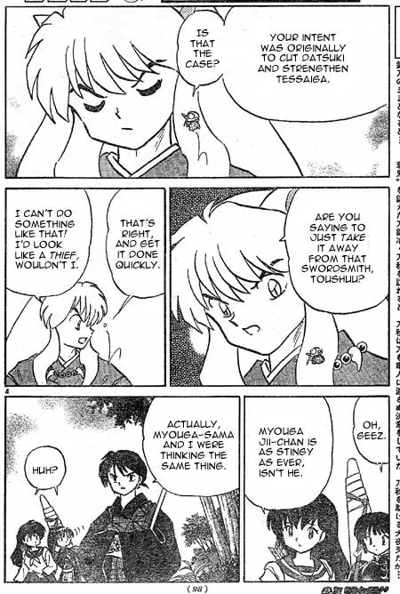 InuYasha Chapter 387 page 4 - Chapter 387: Ryuujin's Shield