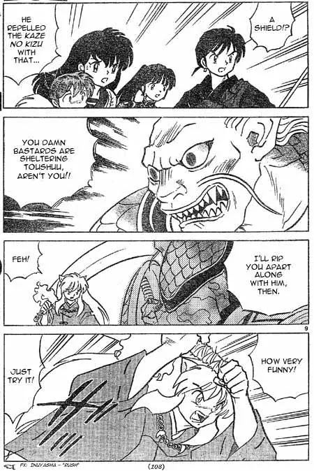 InuYasha Chapter 387 page 9 - Chapter 387: Ryuujin's Shield