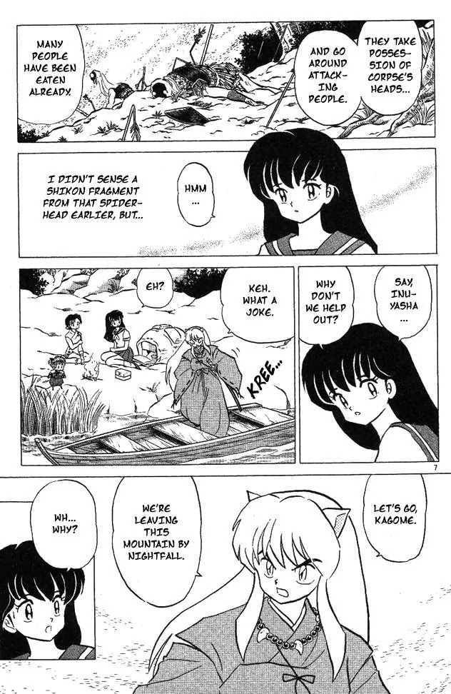 InuYasha Chapter 39 page 11 - Chapter 39: Spider Heads