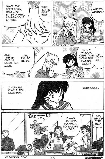 InuYasha Chapter 392 page 10 - Chapter 392: Peacebul Table