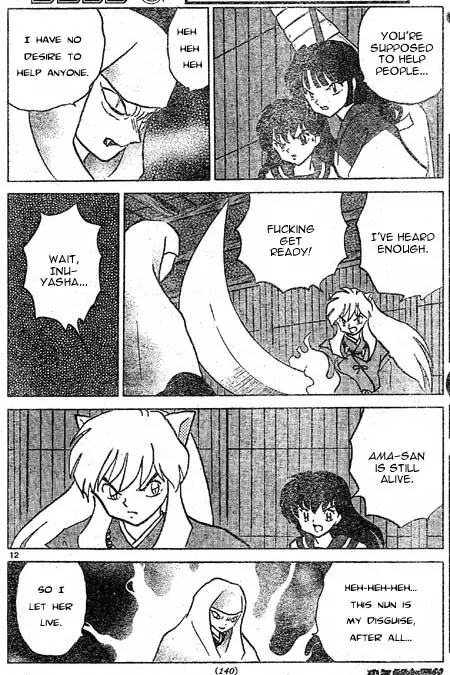InuYasha Chapter 395 page 12 - Chapter 395: Dragon-Scaled Tessaiga