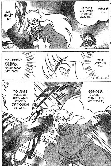 InuYasha Chapter 398 page 10 - Chapter 398: Tessaiga's Accidental Backfire