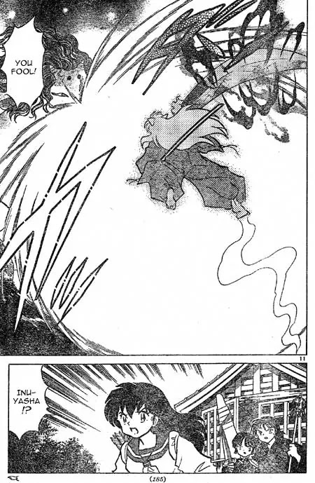 InuYasha Chapter 398 page 11 - Chapter 398: Tessaiga's Accidental Backfire
