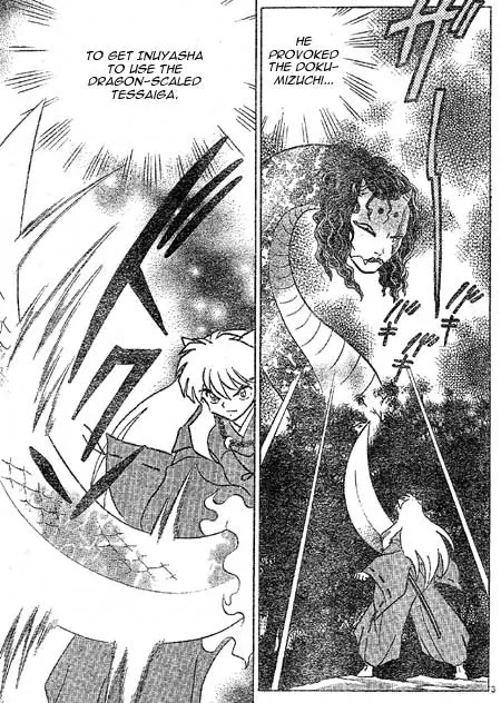 InuYasha Chapter 398 page 3 - Chapter 398: Tessaiga's Accidental Backfire