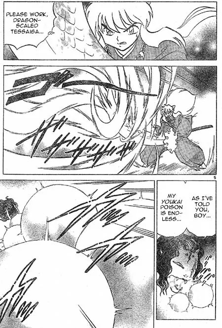 InuYasha Chapter 398 page 5 - Chapter 398: Tessaiga's Accidental Backfire