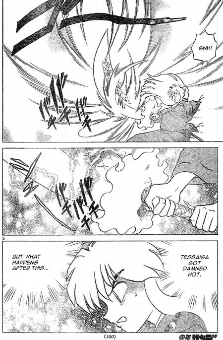InuYasha Chapter 398 page 6 - Chapter 398: Tessaiga's Accidental Backfire