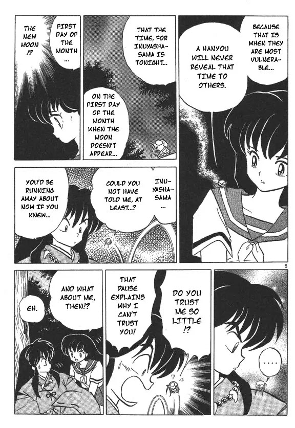 InuYasha Chapter 40 page 5 - Chapter 40: New Moon