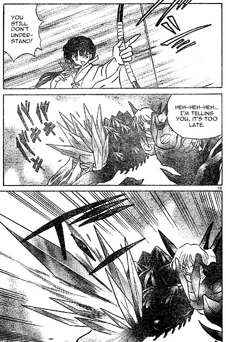 InuYasha Chapter 404 page 13 - Chapter 404: Mouryoumaru's Transformation