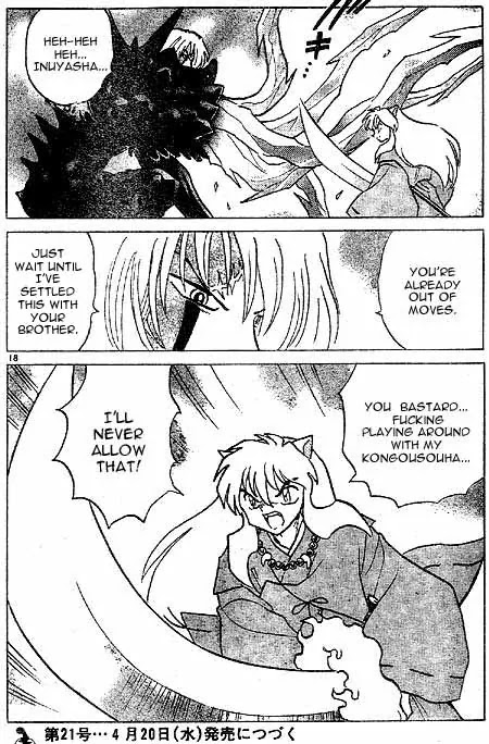 InuYasha Chapter 405 page 18 - Chapter 405: Rivlary