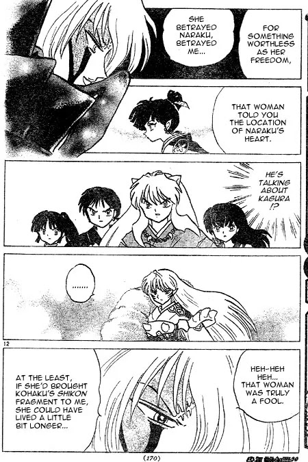 InuYasha Chapter 406 page 12 - Chapter 406: Anger