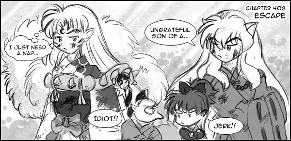 InuYasha Chapter 408 page 19 - Chapter 408: Escape