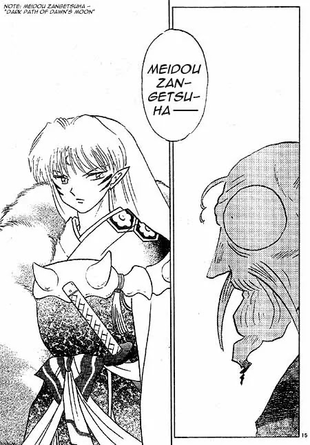 InuYasha Chapter 410 page 15 - Chapter 410: Meidou Zangetsuha