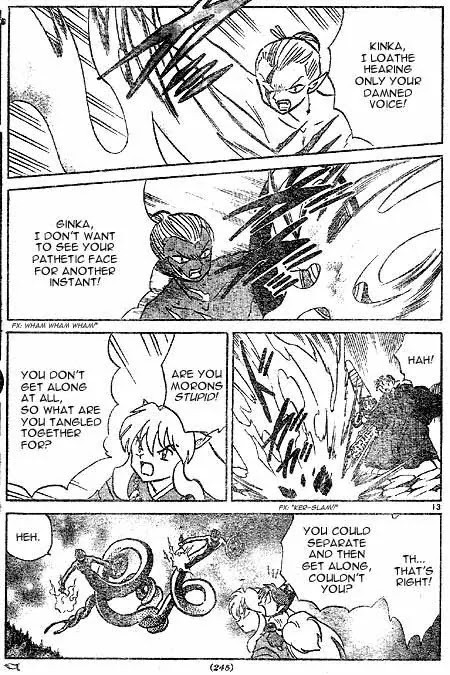 InuYasha Chapter 416 page 13 - Chapter 416: Kinka & Ginka