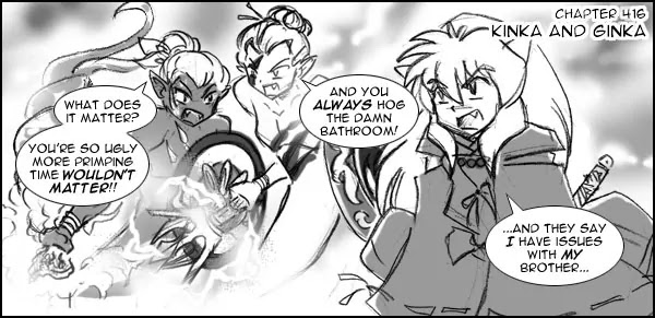 InuYasha Chapter 416 page 19 - Chapter 416: Kinka & Ginka