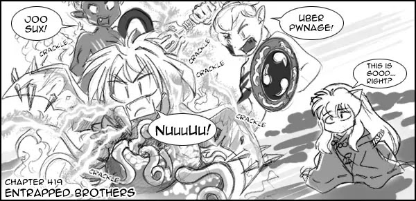 InuYasha Chapter 419 page 20 - Chapter 419: Entrapped Brothers