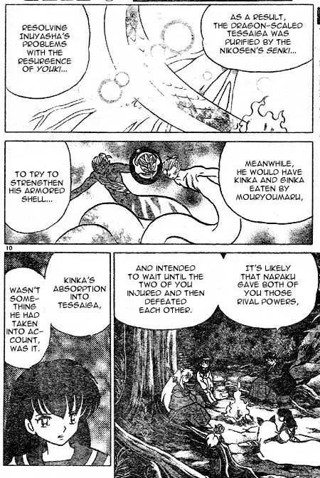 InuYasha Chapter 422 page 10 - Chapter 422: Flames Of Tessaiga