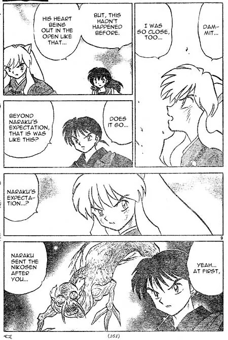 InuYasha Chapter 422 page 9 - Chapter 422: Flames Of Tessaiga