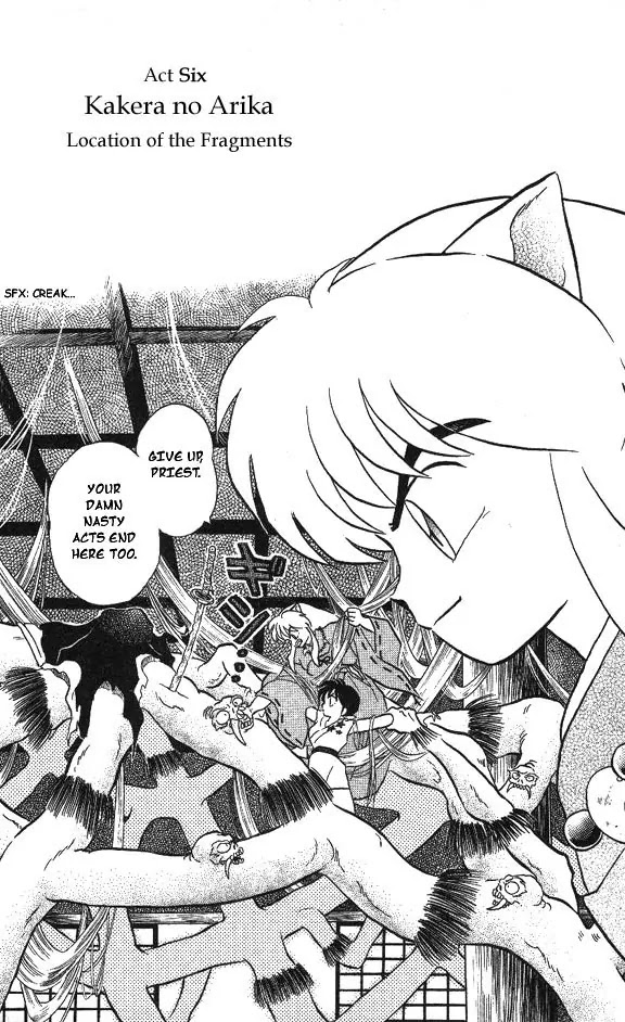 InuYasha Chapter 44 page 1 - Chapter 44: Location of the Fragments