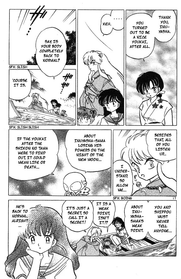 InuYasha Chapter 44 page 17 - Chapter 44: Location of the Fragments