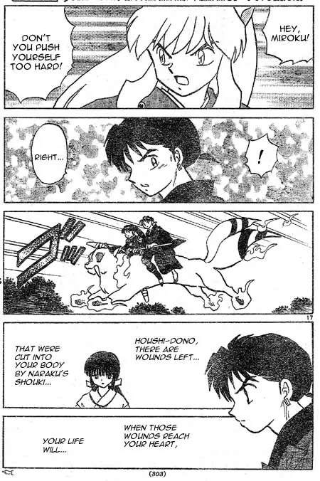 InuYasha Chapter 449 page 17 - Chapter 449: Yamaarashi