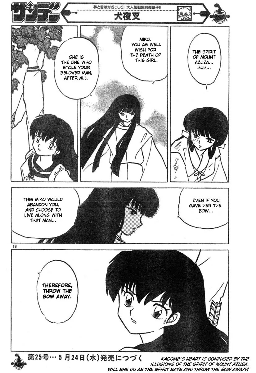 InuYasha Chapter 457 page 18 - Chapter 457: Spirit of Mount Azusa