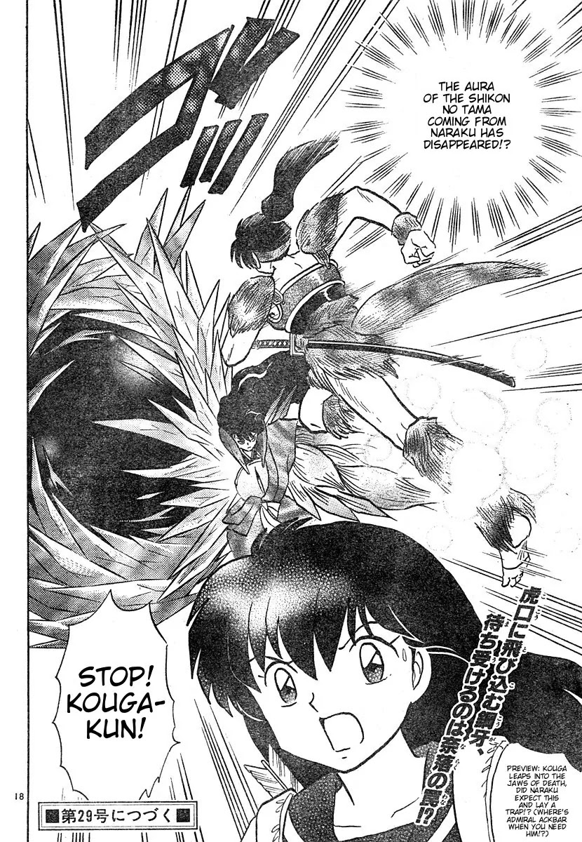InuYasha Chapter 461 page 18 - Chapter 461: Opened Body