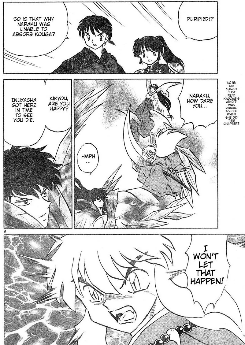 InuYasha Chapter 461 page 6 - Chapter 461: Opened Body