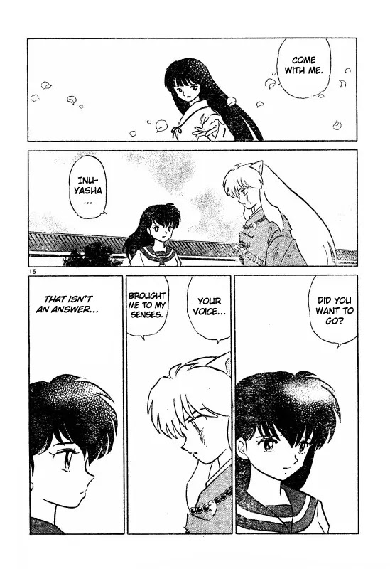InuYasha Chapter 474 page 15 - Chapter 474: Wounded Heart