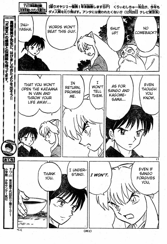 InuYasha Chapter 487 page 18 - Chapter 487: How to Live