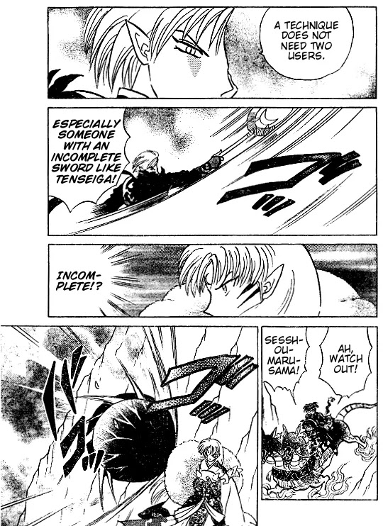 InuYasha Chapter 490 page 4 - Chapter 490: Tenseiga's Secret
