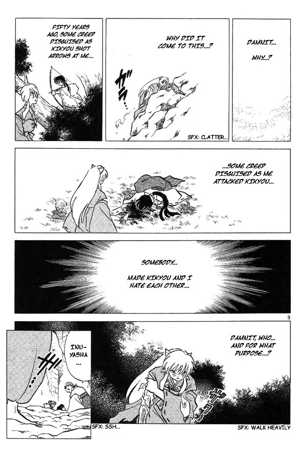 InuYasha Chapter 50 page 9 - Chapter 50: The Torn-Away Soul