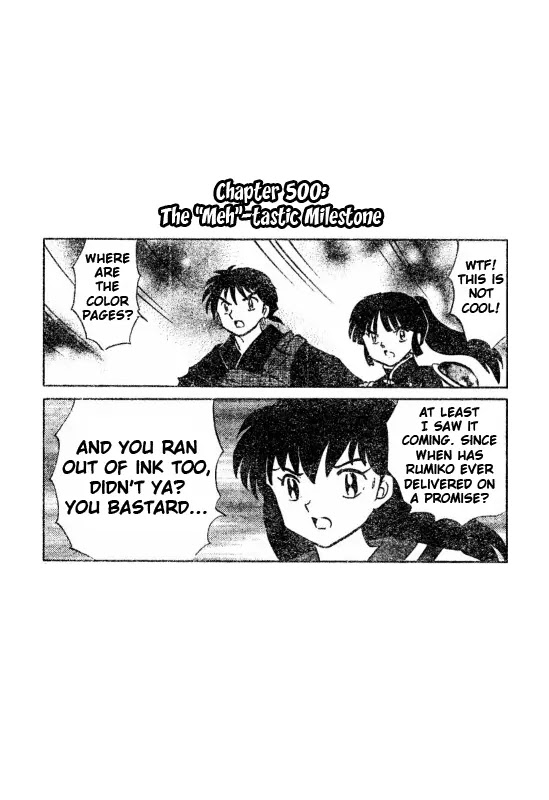 InuYasha Chapter 500 page 1 - Chapter 500: The Successor