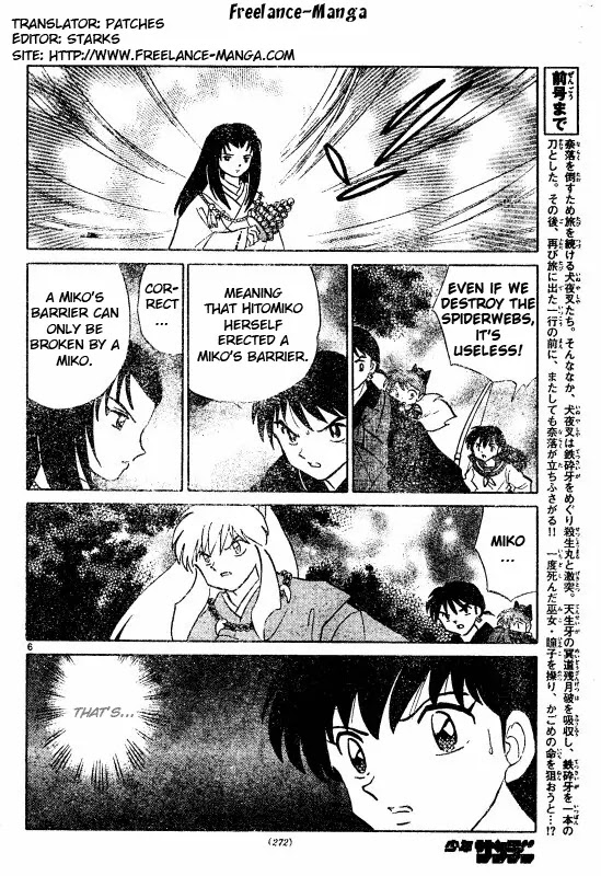 InuYasha Chapter 508 page 7 - Chapter 508: Miko's Barrier