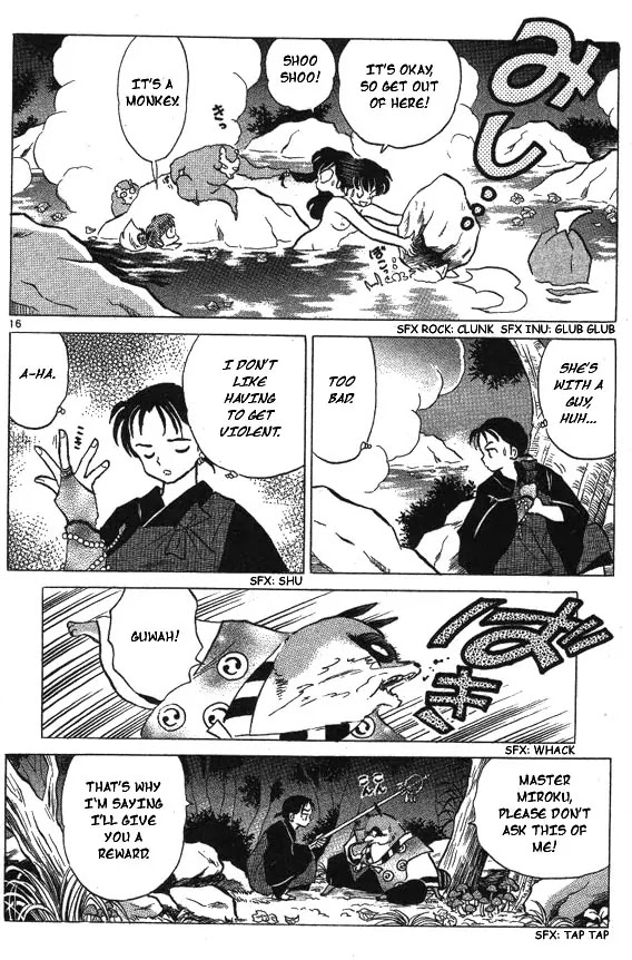 InuYasha Chapter 51 page 16 - Chapter 51: The Delinquent Priest