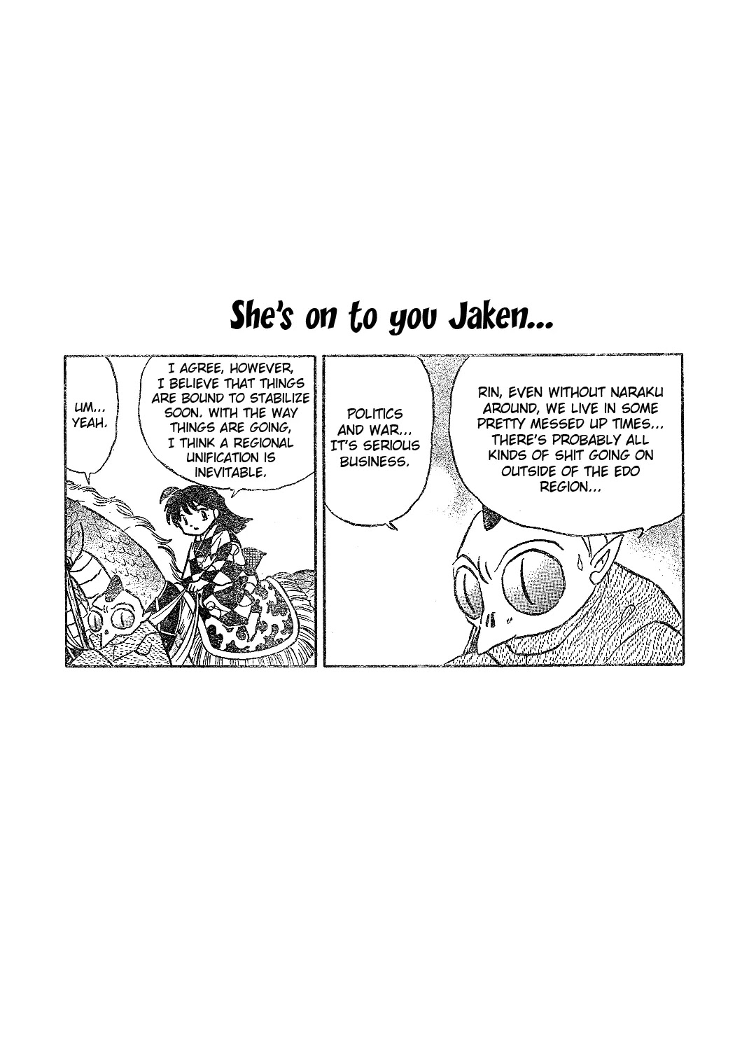 InuYasha Chapter 513 page 1 - Chapter 513: The Jewel's Dark Will