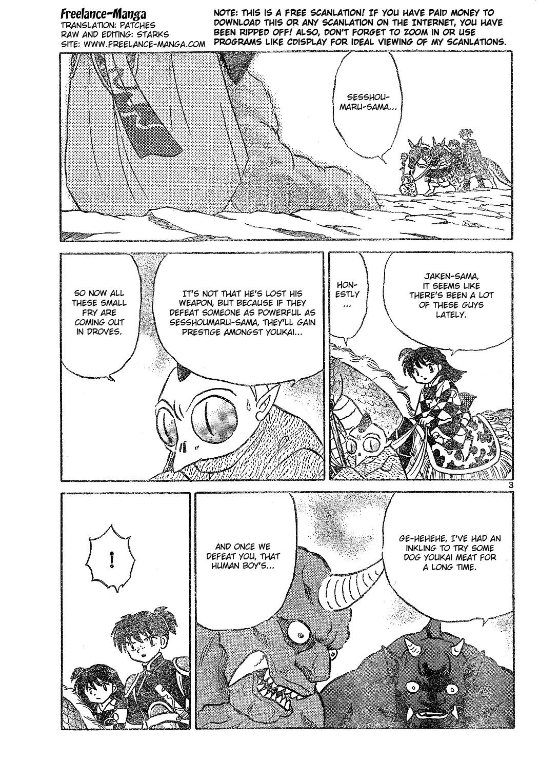 InuYasha Chapter 513 page 4 - Chapter 513: The Jewel's Dark Will