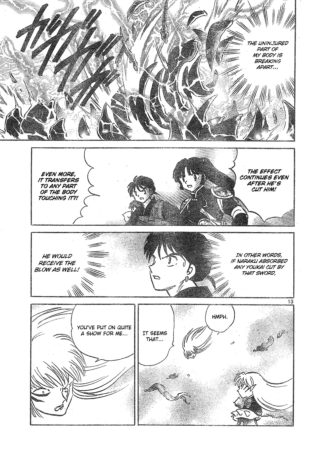 InuYasha Chapter 518 page 12 - Chapter 518: Bakusaiga