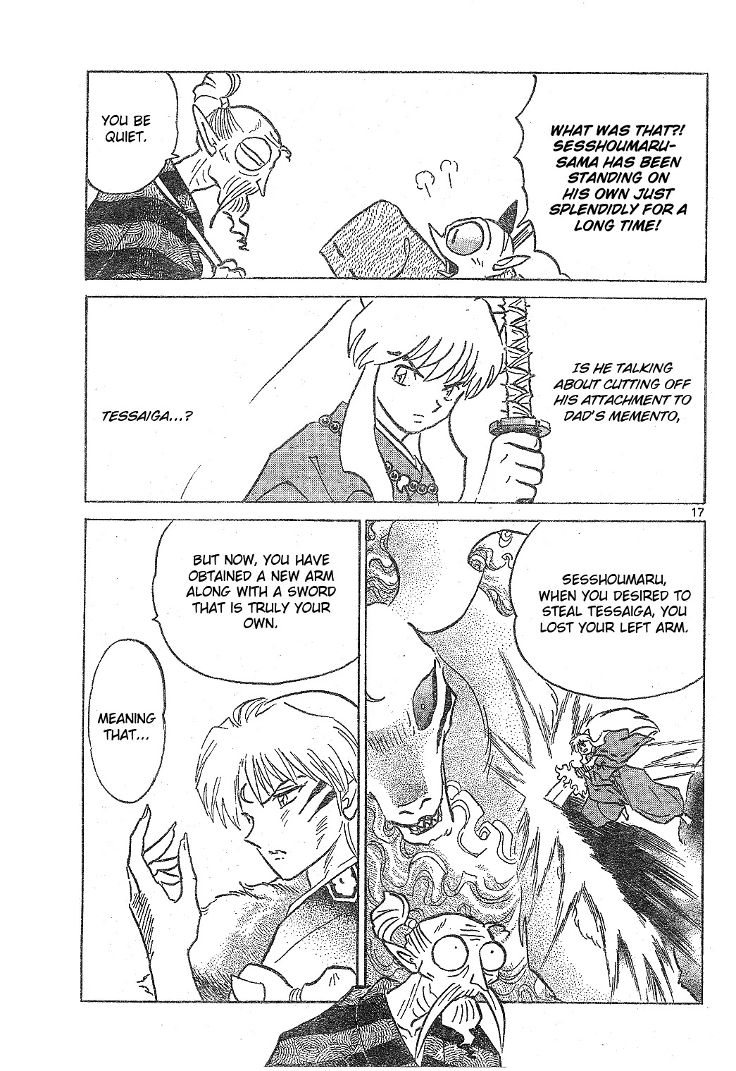 InuYasha Chapter 518 page 16 - Chapter 518: Bakusaiga