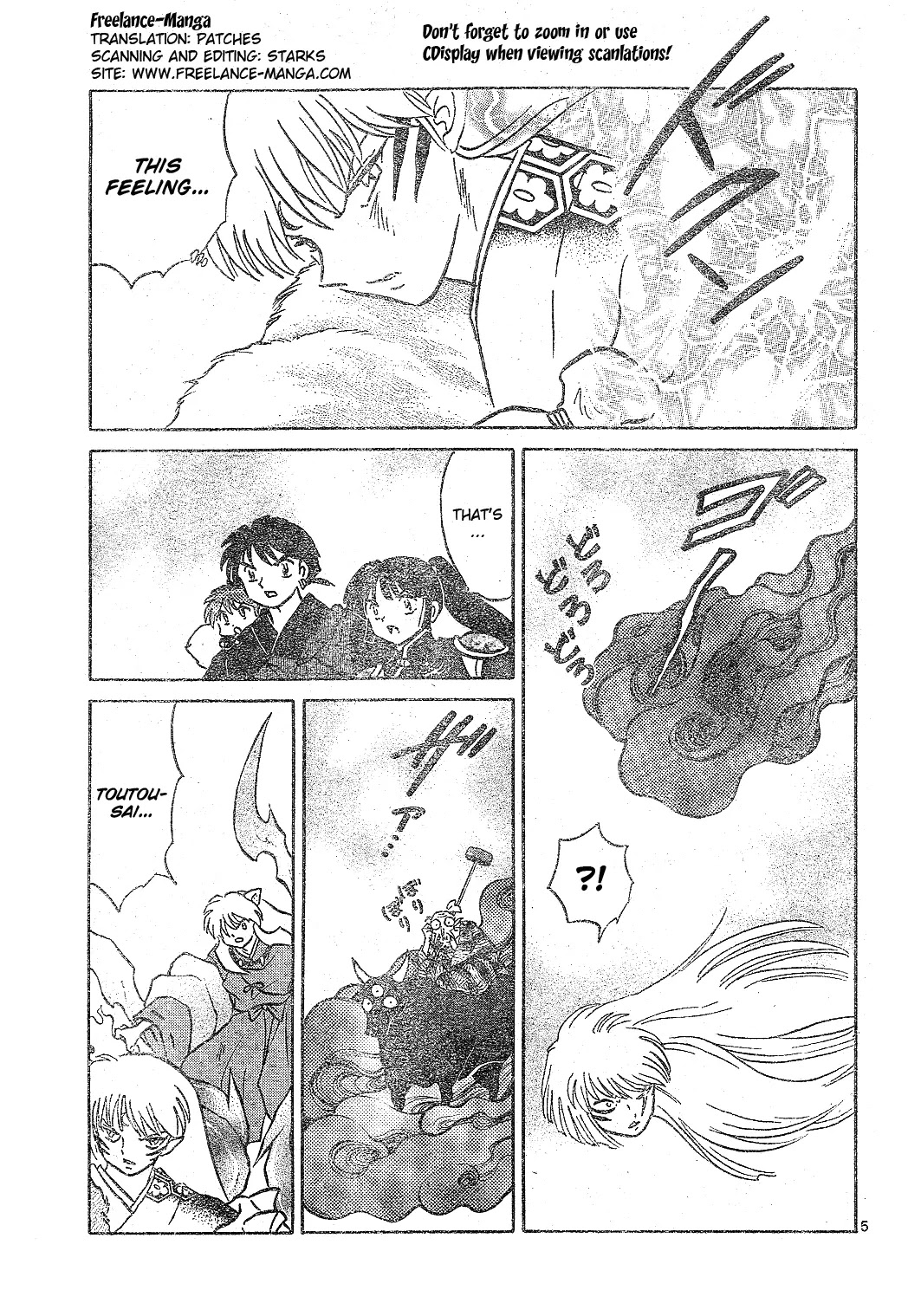 InuYasha Chapter 518 page 5 - Chapter 518: Bakusaiga