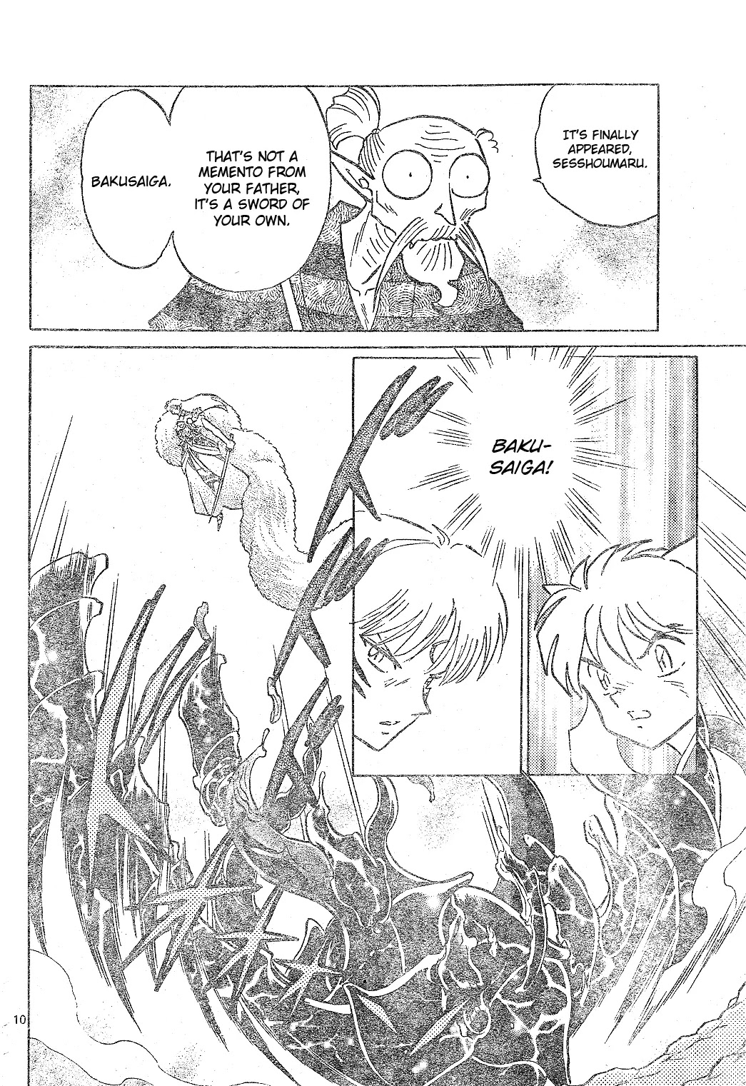 InuYasha Chapter 518 page 9 - Chapter 518: Bakusaiga