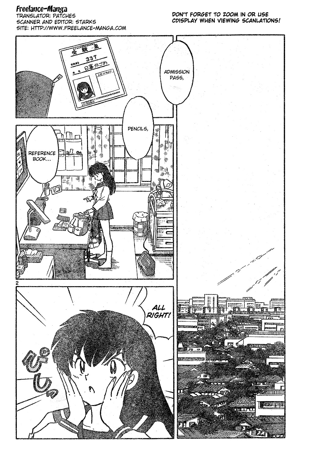 InuYasha Chapter 520 page 3 - Chapter 520: An Important Event in Life