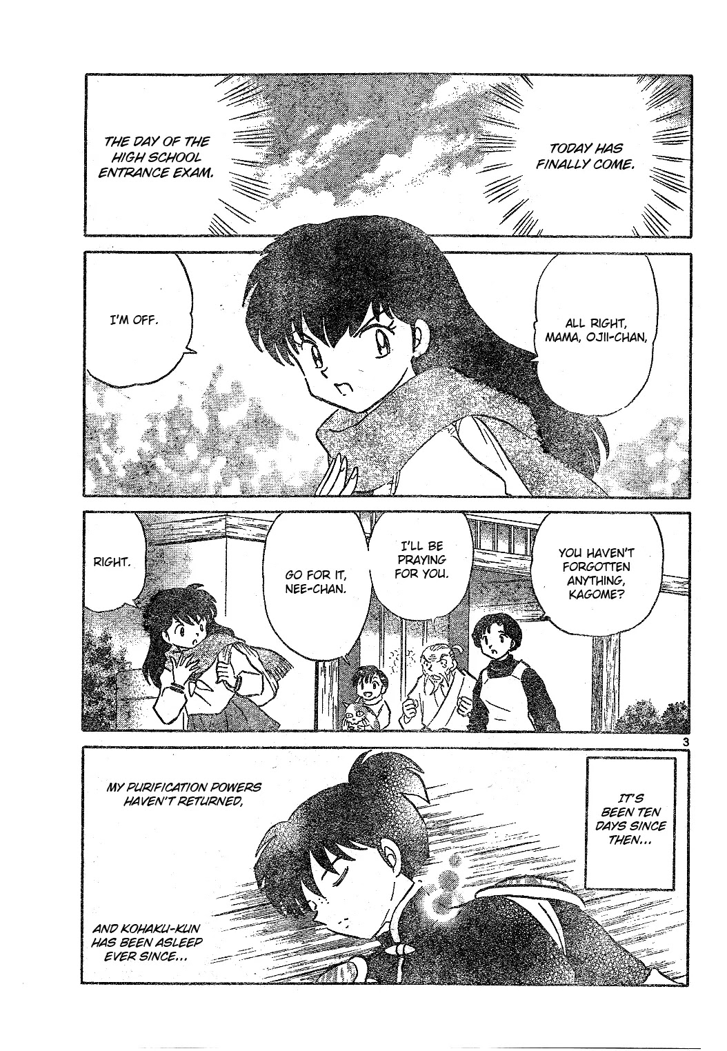 InuYasha Chapter 520 page 4 - Chapter 520: An Important Event in Life