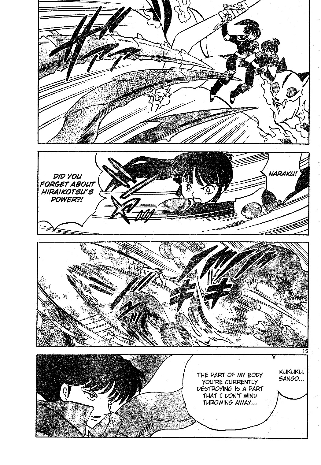 InuYasha Chapter 526 page 16 - Chapter 526: Unreturned Spiritual Power